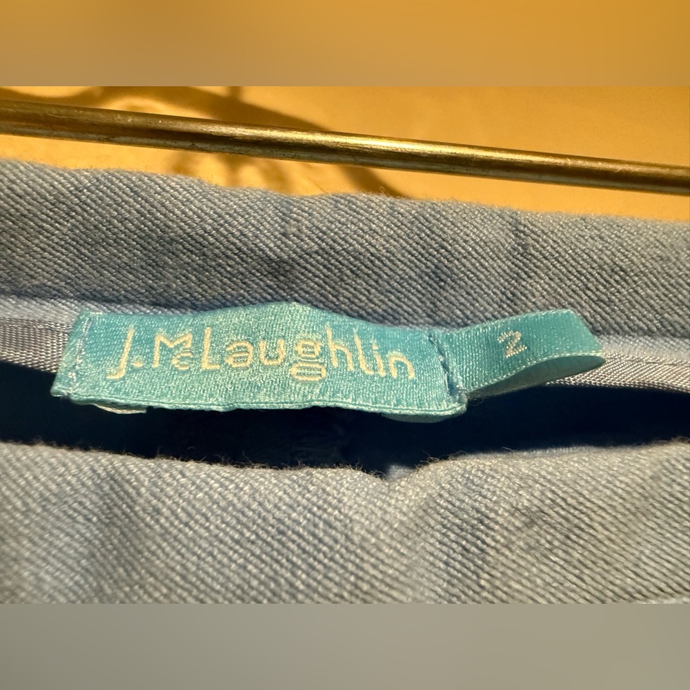 J. McLaughlin Dock Capri pants size 2 baby blue - Picture 5 of 11